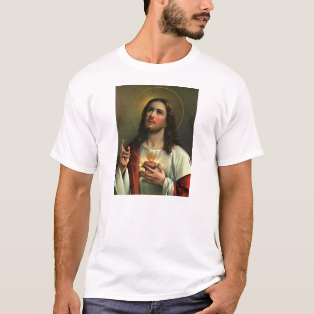 Jesus_Sacred_Heart-1 T-Shirt (Front)