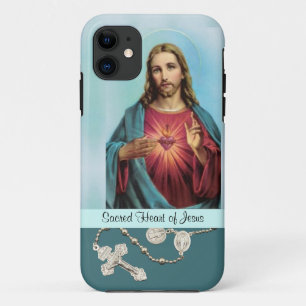 Jesus Sacred Heart Benediction & Rosary Case-Mate iPhone Case