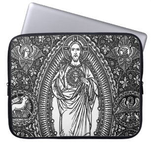 Jesus Sacred Heart Laptop Sleeve