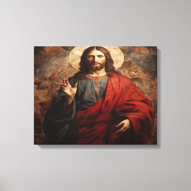 jesus sacred heart Solemnity of the most sacred Canvas Print (Front)