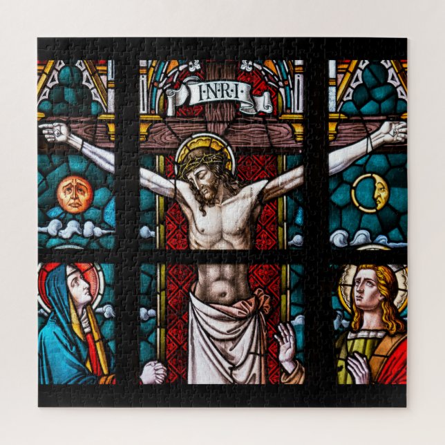 Jesus sacrifice on Cross Jigsaw Puzzle (Vertical)