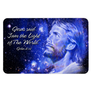 Jesus said I am the Light of The WorldJohn 8:12 Magnet