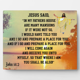 JESUS SAID PLAQUE