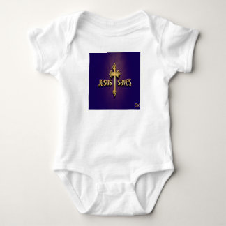 Jesus Saves 4 Baby Bodysuit