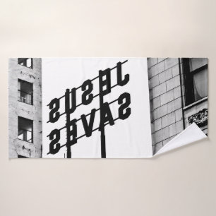 JESUS SAVES Bath Towel Set