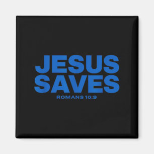 Jesus Saves Bible Verse Romans 10 9 Statement  Magnet