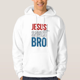 Jesus Saves Bro Christian Typography T-Shirt Desig Hoodie