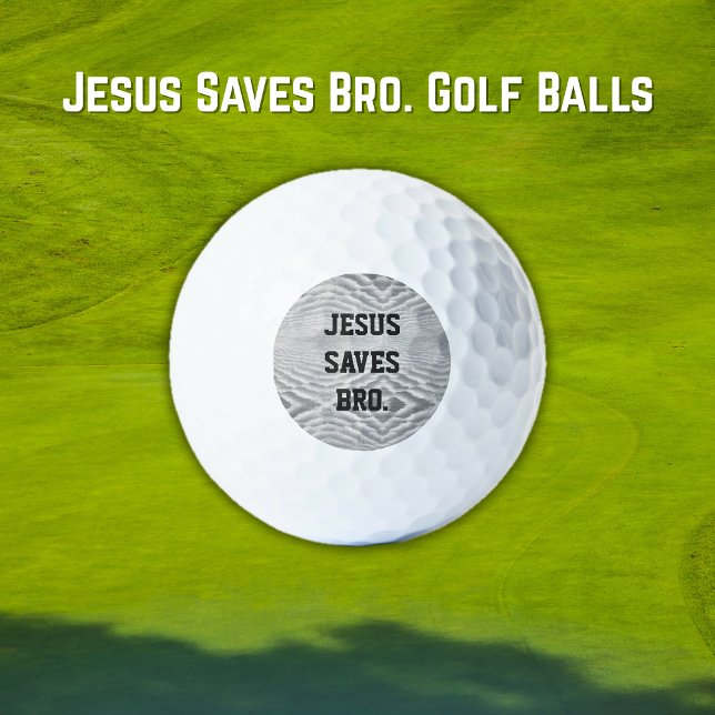 Jesus Saves Bro. Golf Balls (Jesus Saves Bro. Golf Balls
)