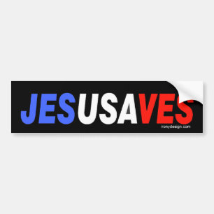 Jesus Saves Bumper Sticker