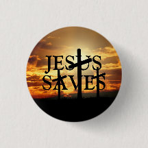 Jesus Saves Button
