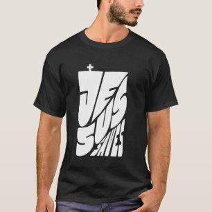 Jesus Saves Christ Catholic Religious Faith Cross T-Shirt