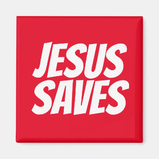Jesus Saves Christian Magnet