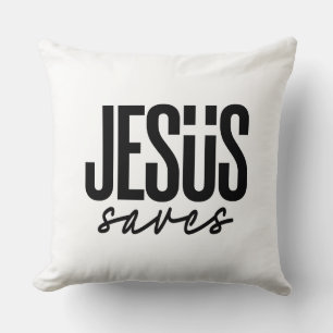 JESUS SAVES CUSHION