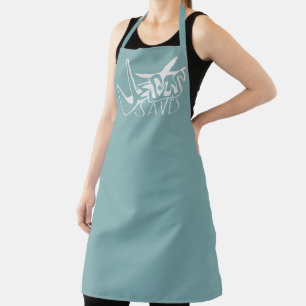 JESUS SAVES GRAFFITI CHRISTIAN APRON