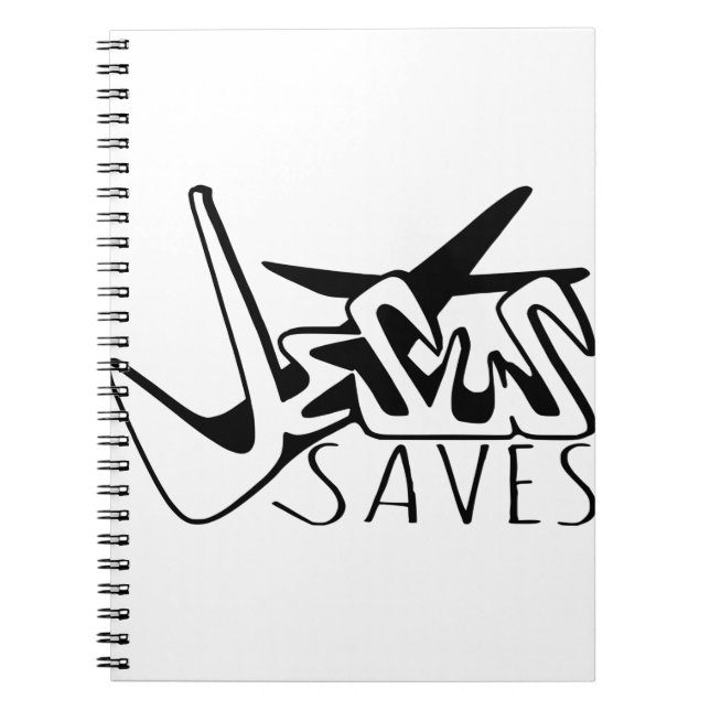 JESUS SAVES GRAFFITI NOTEBOOK (Front)