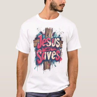 Jesus Saves: Graffiti Redemption T-Shirt