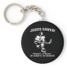 Jesus Saves Hockey funny tshirt