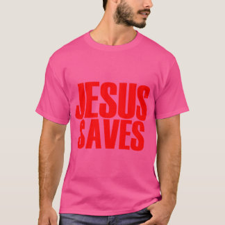 Jesus Saves (Hulk Rules Style) T-Shirt