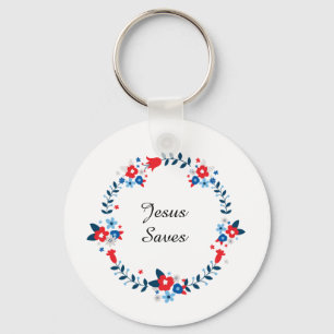 Jesus Saves Key Ring