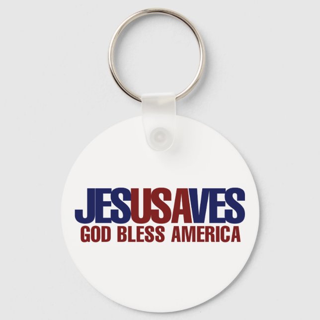 Jesus Saves Key Ring (Front)