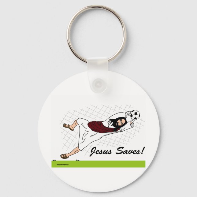 JESUS SAVES! KEY RING (Front)