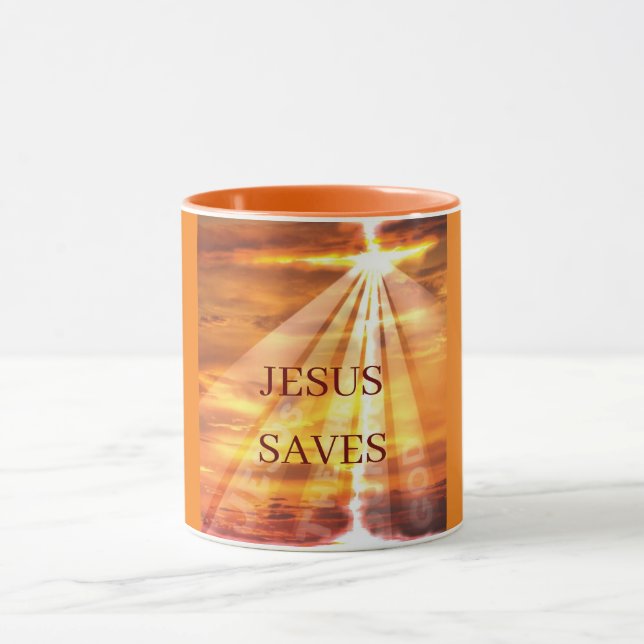 Jesus saves mug (Center)