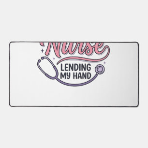 Jesus Saves Nurse Faith Shirt Design_1 Desk Mat