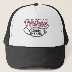 Jesus Saves Nurse Faith Shirt Design_1 Trucker Hat