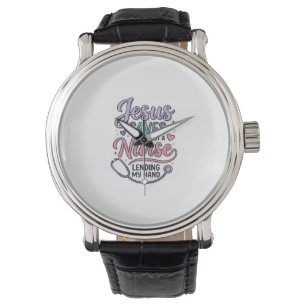 Jesus Saves Nurse Faith Shirt Design_1 Watch