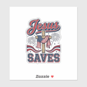 Jesus Saves Patriotic Christian Vintage Shirt Desi