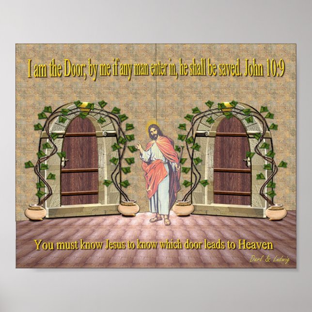 Jesus Saves Poster (Front)