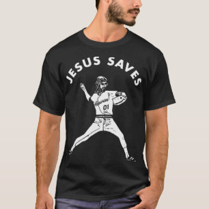 Jesus Saves Shirt Religious Christian Faith Baseba