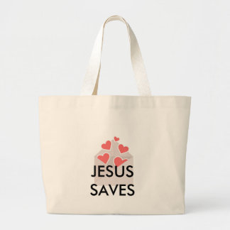Jesus Saves Tote Bag