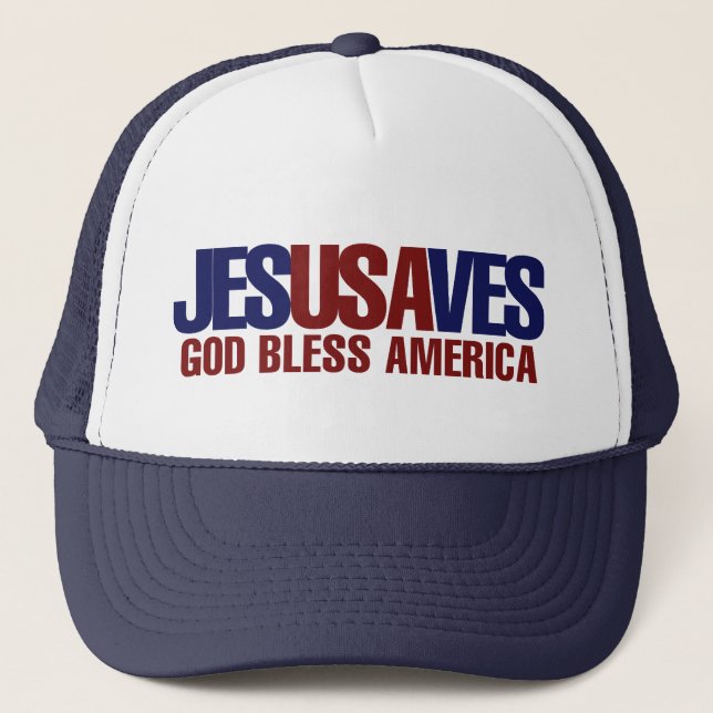 Jesus Saves Trucker Hat (Front)