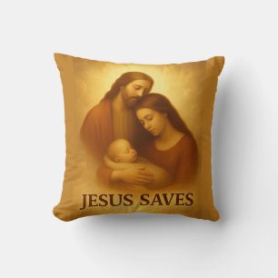 Jesus Saves unique christian gifts  Christian  Cushion
