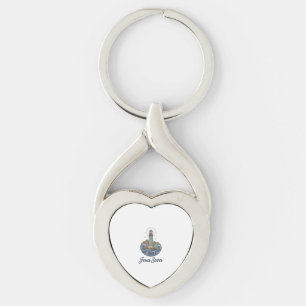 Jesus Saves Vintage Lighthouse Christian Shirt_1 Key Ring