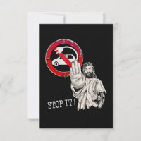Jesus says no to Electric Cars
