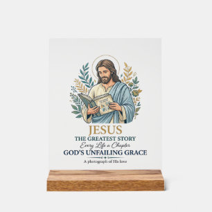 Jesus Scrapbooking Memory Keeping Mum Vintage Shir Acrylic Sign