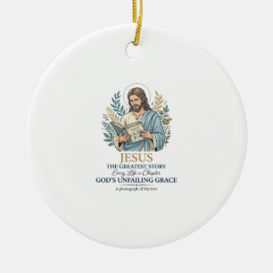 Jesus Scrapbooking Memory Keeping Mum Vintage Shir Ceramic Tree Decoration