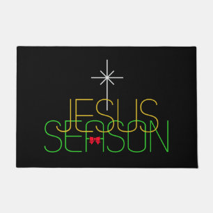 Jesus Season Doormat