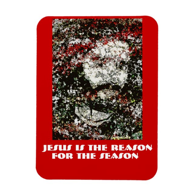 Jesus Season Face of Christ Magnet (Vertical)