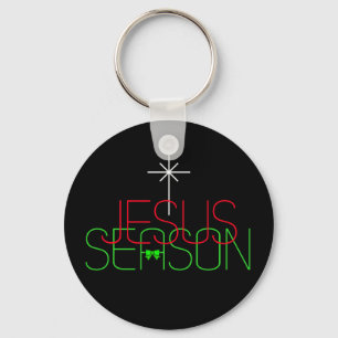 Jesus Season Key Ring