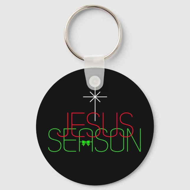 Jesus Season Key Ring (Front)