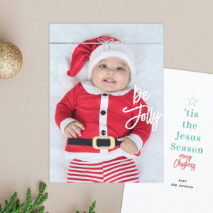 Jesus Season Photo Christmas Card