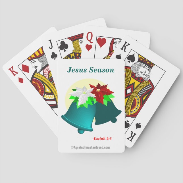 Jesus Season Playing Cards (Back)