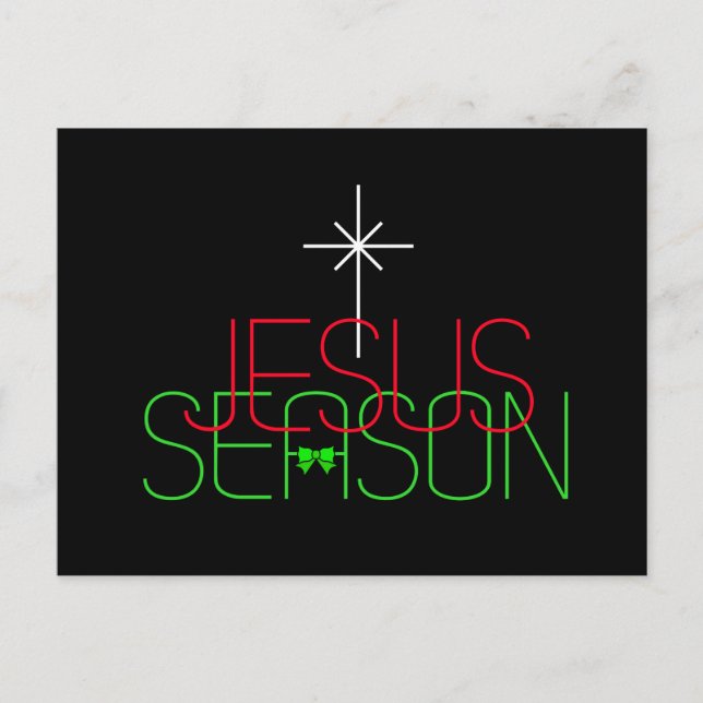 Jesus Season Postcard (Front)
