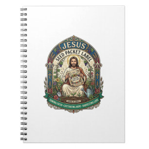 Jesus Seed Packet Label Jesus Seed Packet Christia Notebook
