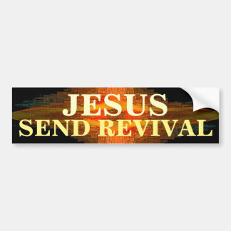 JESUS SEND REVIVAL Bumper Sticker