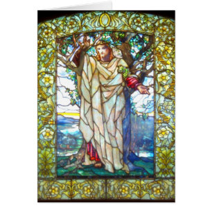 Jesus sermon on the mount - Stained Glass