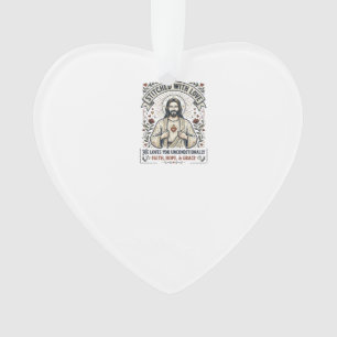 Jesus Sewing Quilting Shirt Christian Graphic_1 Ornament